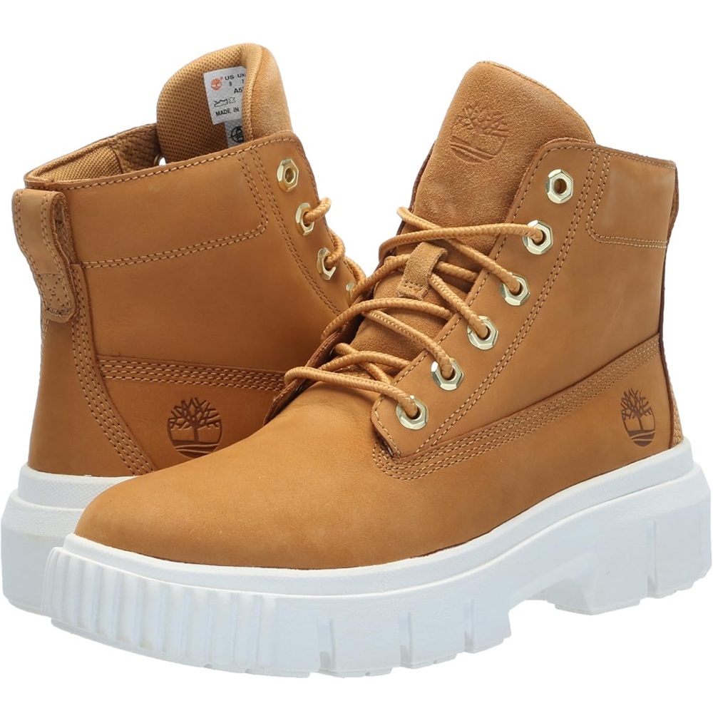 NEW Timberland Greyfield Lace Up Chunky Platform Boot Shoes Women’s Size 9.5